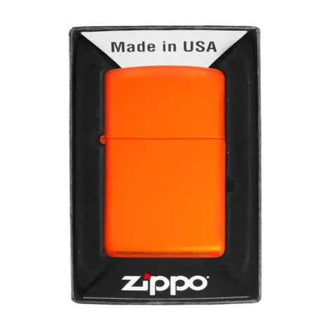 Zapalniczka benzynowa Zippo Logo Orange Matte - 2